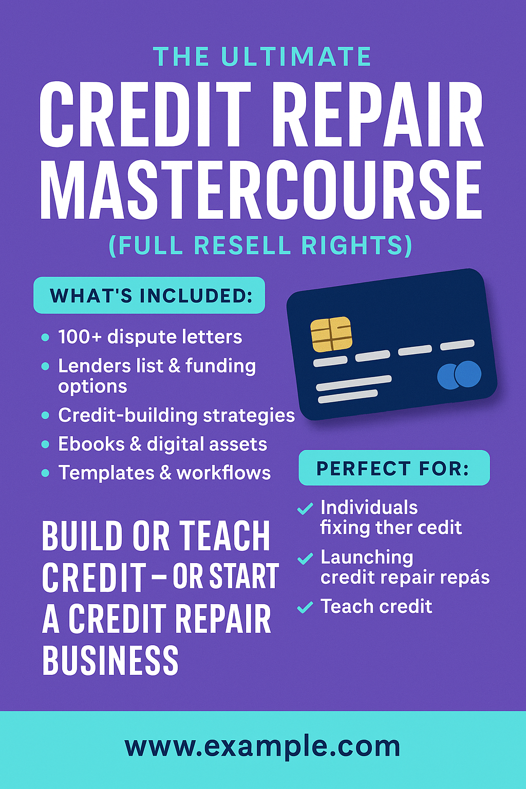 The Ultimate Financial Reset & Repair Mastercourse (Full MRR)