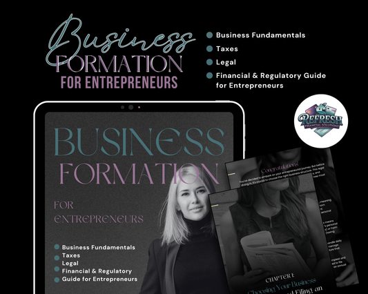 Business Formation for Entrepreneurs